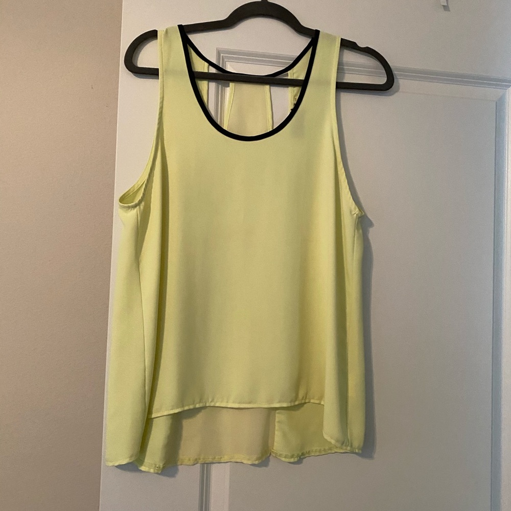 ASTR the Label Neon Yellow Tank